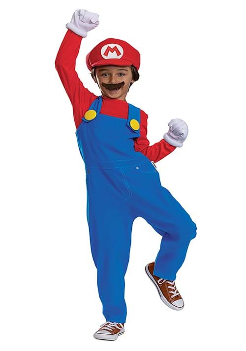 スーパーマリオブラザーズ 子供用 プレミアム マリオ コスチューム ハロウィン コスプレ衣装|ラストホビー
