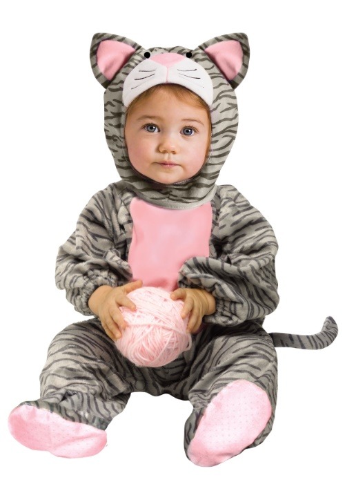 縞模様の灰色子猫 幼児用コスチューム ハロウィン コスプレ衣装