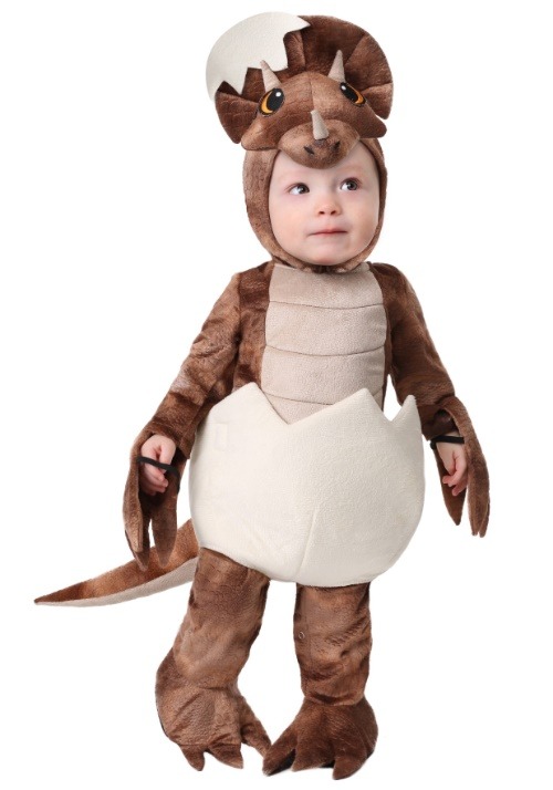 幼児用 ちびっこ トリケラトプス 恐竜コスチューム ハロウィン コスプレ衣装|ラストホビー