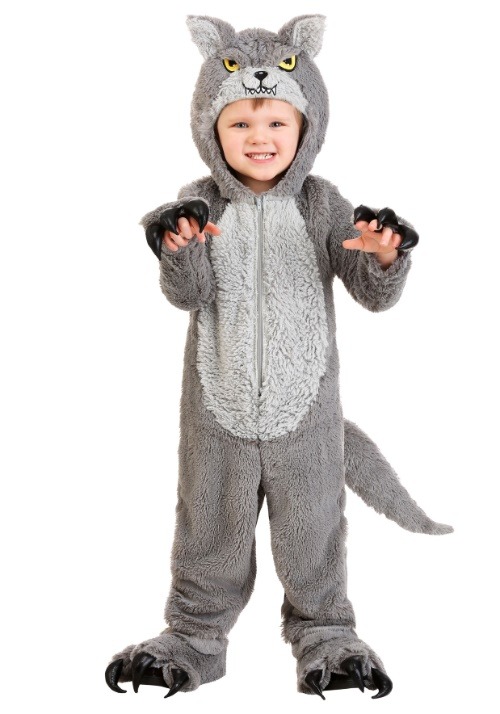 幼児用 グレーウルフ コスチューム ハロウィン コスプレ衣装