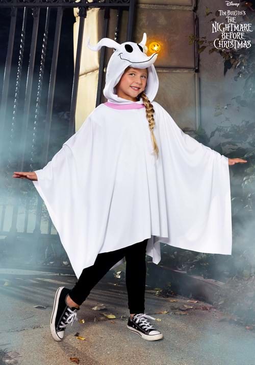 キッズ ナイトメアー・ビフォア・クリスマス ゼロ コスチューム ポンチョ ハロウィン コスプレ衣装｜ラストホビー