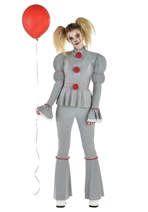 IT ペニーワイズ コスプレ コスチューム レディース ハロウィン 仮装 ピエロ ホラー 映画 衣装 大人用 イベント パーティー コスプレ|ラストホビー
