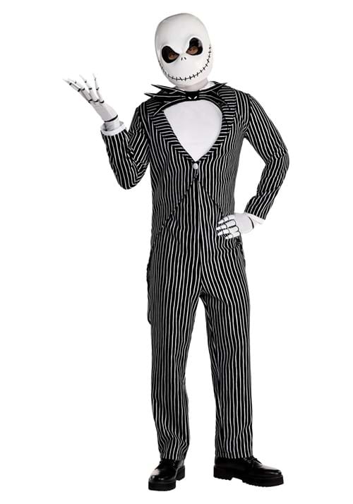 Jack Skellington コスプレ コスチューム メンズ ハロウィン 仮装 ナイトメアー・ビフォア・クリスマス ジャック 衣装 大人用 イベント パーティー|ラストホビー