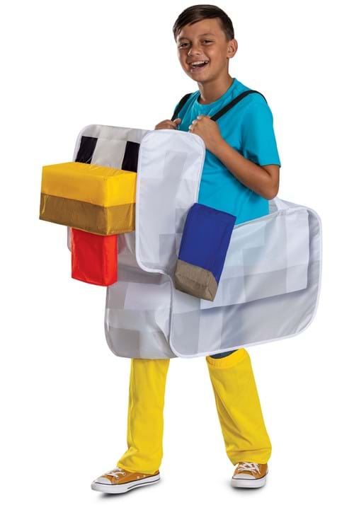 Minecraft マインクラフト チキンジョッキー コスプレ コスチューム キッズ ハロウィン 仮装 ゲーム キャラクター 衣装 子供用 イベント パーティー ニワトリ コスプレ衣装|ラストホビー