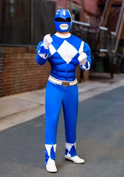 パワーレンジャー ブルー コスプレ コスチューム メンズ ハロウィン 仮装 ヒーロー 戦隊 衣装 大人用 イベント パーティー 全身スーツ アメコミ｜ラストホビー 21,087円