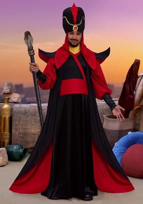 アラジン ジャファー コスプレ コスチューム メンズ ハロウィン 仮装 悪役 魔法使い 衣装 大人用 ディズニー イベント パーティー｜ラストホビー