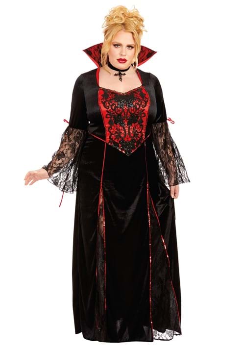 大きいサイズ バンパイア コスプレ コスチューム レディース ハロウィン 仮装 吸血鬼 ドラキュラ 衣装 大人用 イベント パーティー 舞台 演劇 肝試し コスチューム|ラストホビー