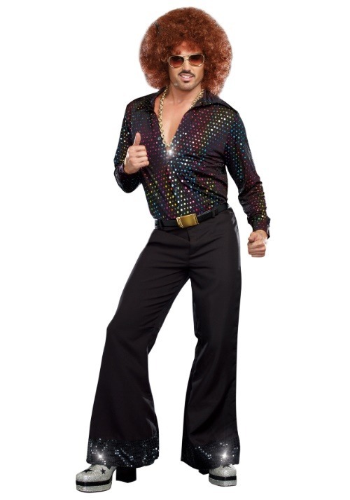 ディスコ コスプレ コスチューム メンズ ハロウィン 仮装 70年代 衣装 大人用 舞台 イベント パーティー レトロ ハロウィン コスプレ衣装|ラストホビー