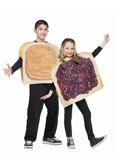 ピーナッツバター＆ジェリー コスプレ コスチューム キッズ ハロウィン 仮装 食材 パン 衣装 子供用 イベント パーティー 文化祭 学園祭 コスプレ衣装｜ラストホビー