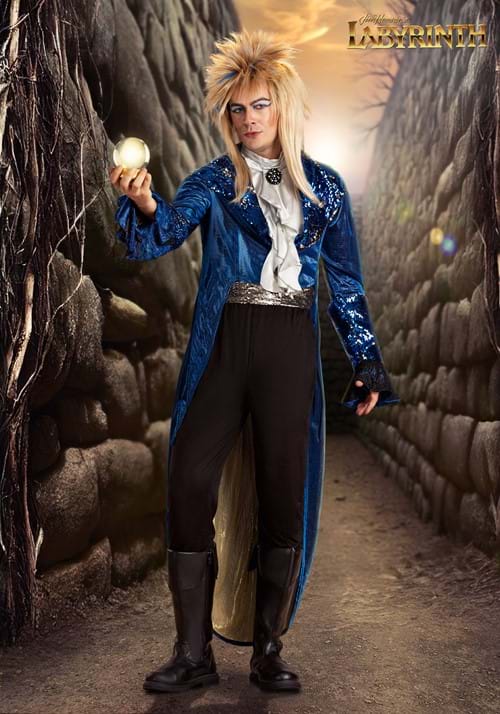 ラビリンス デラックス ジャレス コスプレ コスチューム メンズ ハロウィン 仮装 魔王 魔法使い 衣装 大人用 80年代 映画 イベント パーティー|ラストホビー