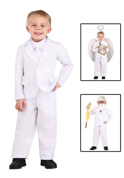 幼児用 ホワイト スーツ コスプレ コスチューム ハロウィン 仮装 舞台 衣装 子供用 男の子 イベント パーティー 学園祭 文化祭|ラストホビー