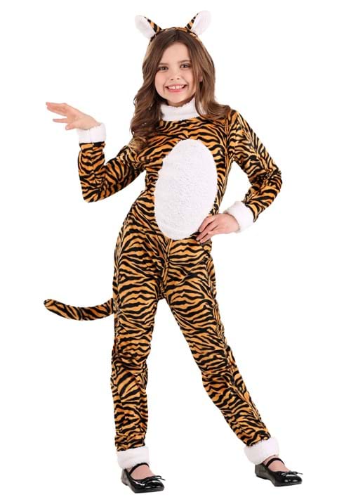 トラ 虎 コスプレ コスチューム キッズ ハロウィン 仮装 動物 アニマル 衣装 女の子 子供用 イベント パーティー 学園祭 文化祭