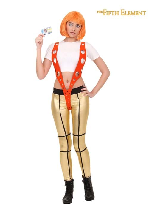 フィフス・エレメント Leeloo コスプレ コスチューム レディース ハロウィン 仮装 リールー オレンジハーネス 衣装 大人用 イベント SF 映画 コスプレ衣装|ラストホビー