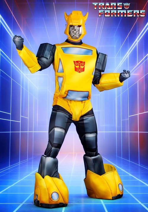 トランスフォーマー バンブルビー コスプレ コスチューム メンズ ハロウィン 仮装 ロボット 衣装 大人用 イベント パーティー 映画 キャラクター アニメ|ラストホビー