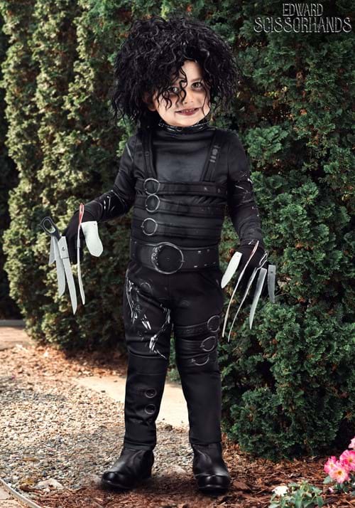Edward Scissorhands コスプレ コスチューム 幼児用 ハロウィン 仮装 映画 キャラクター 衣装 キッズ イベント パーティー 学園祭 文化祭 ハロウィン衣装 子供 男の子 コスプレ衣装