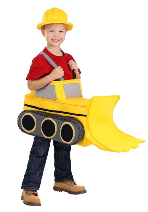 ブルドーザー コスプレ コスチューム 幼児用 ハロウィン 仮装 働く車 車両 工事現場 衣装 キッズ イベント パーティー 学園祭 文化祭 ハロウィン衣装 子供 男の子