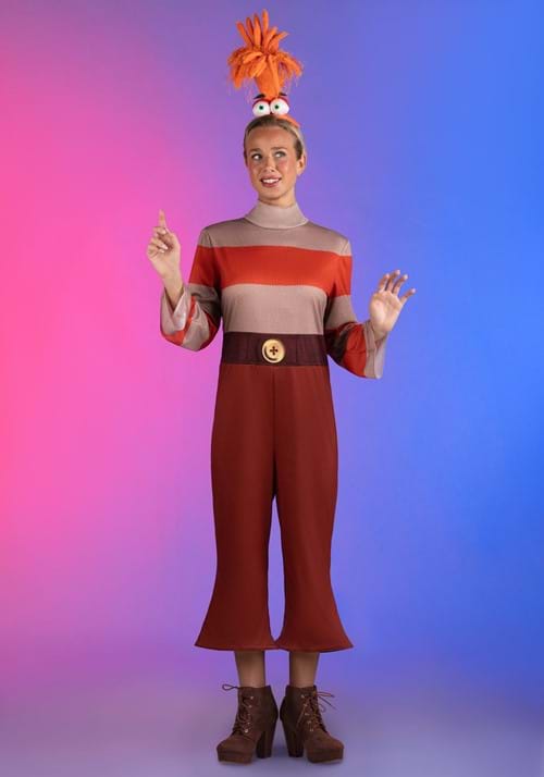 インサイド・ヘッド2 不安 コスチューム レディース 大人 女性 ハロウィン コスプレ衣装画像