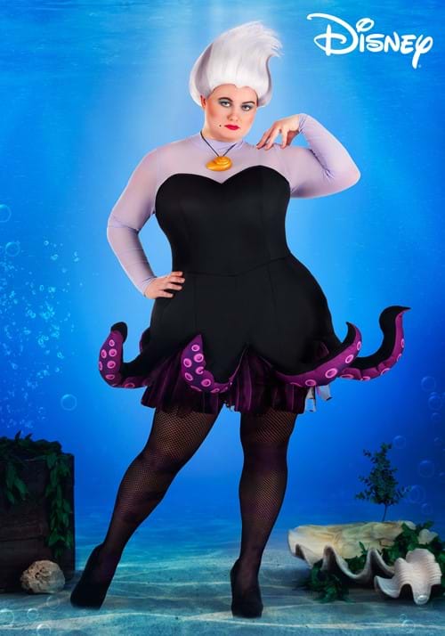大きいサイズ デラックス Disney アースラ コスチューム レディース 大人 女性 ハロウィン コスプレ衣装｜ラストホビー