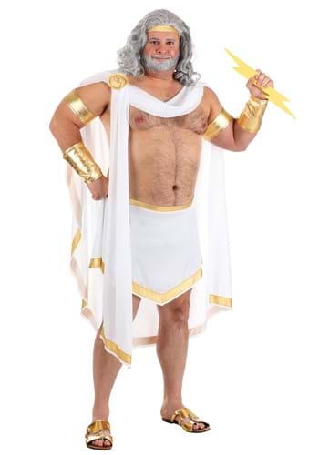 プラスサイズ ゼウス コスチューム 男性用 イベント 仮装 ハロウィン コスプレ衣装