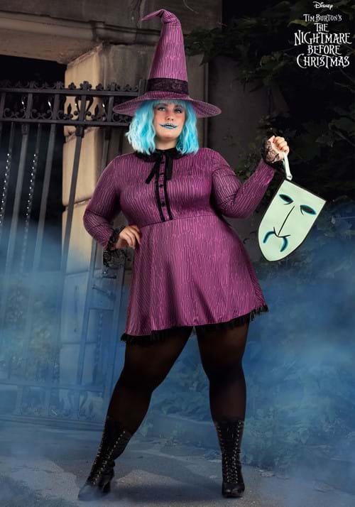 大きいサイズ ナイトメアー・ビフォア・クリスマス ショック コスチューム ドレス レディース 大人 女性 ハロウィン コスプレ衣装|ラストホビー