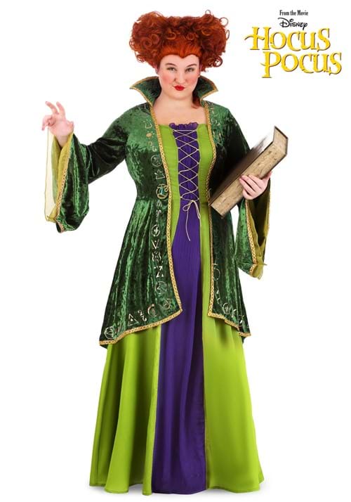 ウィニフレッド・サンダーソン コスプレ コスチューム レディース ハロウィン 仮装 大きいサイズ 魔女 衣装 大人用 ディズニー イベント パーティー ホーカスポーカス|ラストホビー
