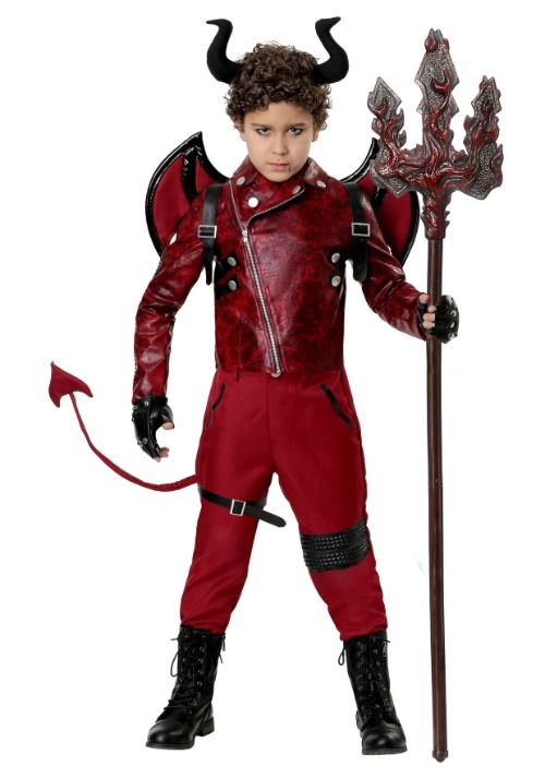 悪魔 デビル コスプレ コスチューム キッズ ハロウィン 仮装 怖い 悪役 衣装 子供用 男の子 イベント パーティー 学園祭 文化祭 コスチューム｜ラストホビー