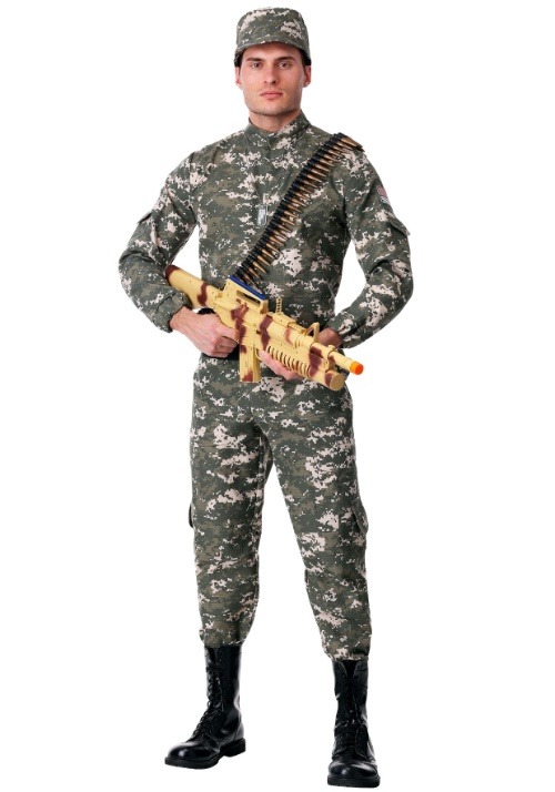 戦闘兵士 コスプレ コスチューム メンズ ハロウィン 仮装 ミリタリー 特殊部隊 軍隊 衣装 大人用 サバイバルゲーム イベント パーティー｜ラストホビー