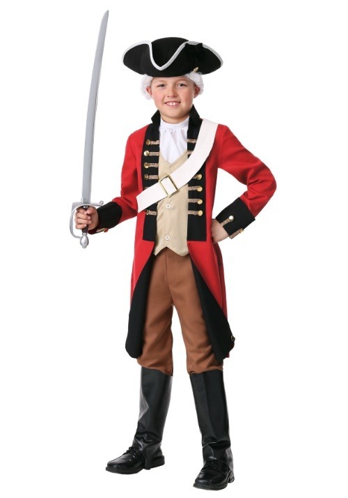 イギリス兵 コスプレ コスチューム キッズ ハロウィン 仮装 赤い軍服 衣装 子供用 男の子 イベント パーティー 舞台衣装 学芸会 発表会｜ラストホビー