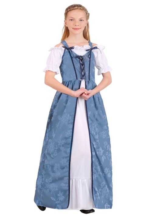ルネサンス ヴィレジャー コスプレ コスチューム キッズ ハロウィン 仮装 中世 ヨーロッパ 農民 女の子 子供用 イベント パーティー 文化祭 学園祭 衣装