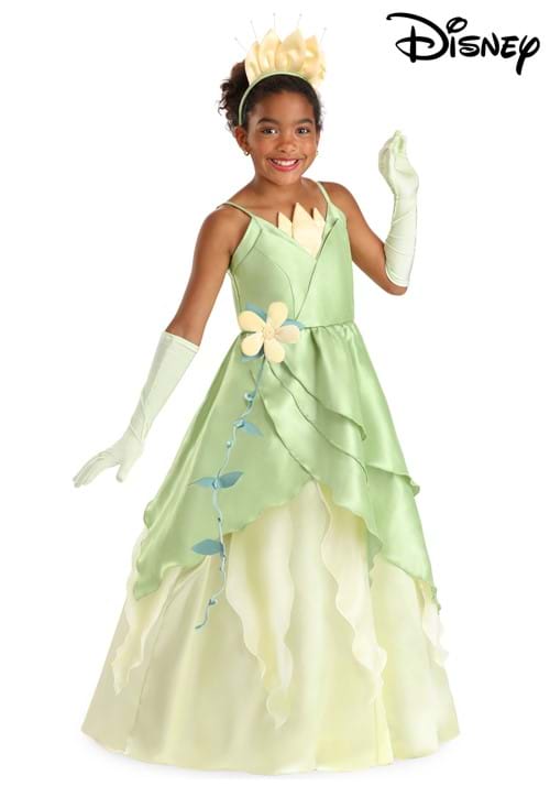 プリンセスと魔法のキス ティアナ コスプレ コスチューム キッズ ハロウィン 仮装 ディズニー プリンセス 女の子 子供用 ドレス イベント パーティー 衣装|ラストホビー
