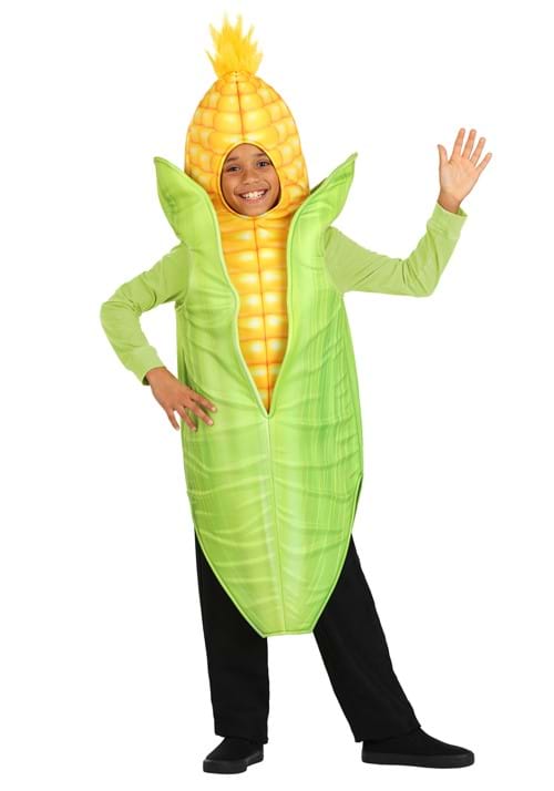 トウモロコシ コスプレ コスチューム キッズ ハロウィン 仮装 野菜 衣装 子供用 イベント パーティー 食育 コスプレ衣装 かわいい おもしろ 文化祭 学園祭｜ラストホビー