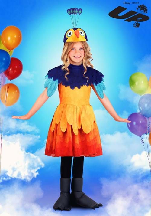 カールじいさんの空飛ぶ家 ケヴィン コスプレ コスチューム キッズ ハロウィン 仮装 ディズニー ピクサー アニメ 子供 女の子 イベント パーティー 鳥 衣装｜ラストホビー