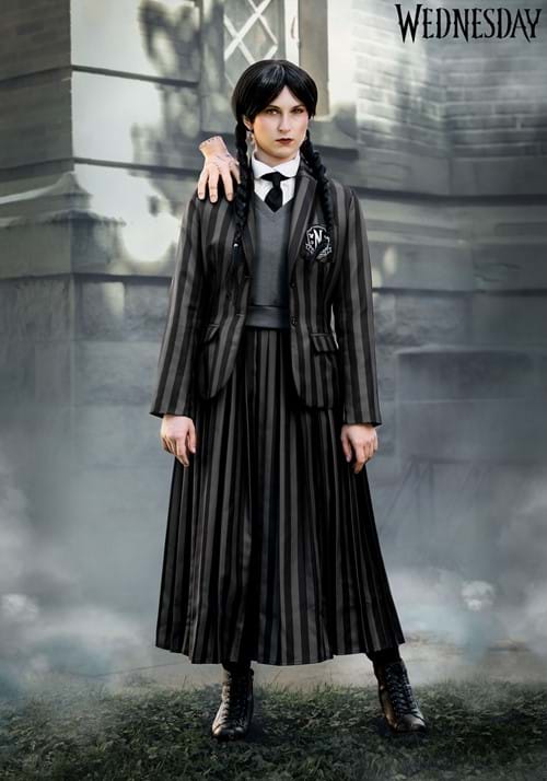 ウェンズデー・アダムス Nevermore Academy コスプレ コスチューム レディース ハロウィン 仮装 制服 衣装 イベント パーティー 女性 大人用 コスプレ衣装｜ラストホビー 22,052円