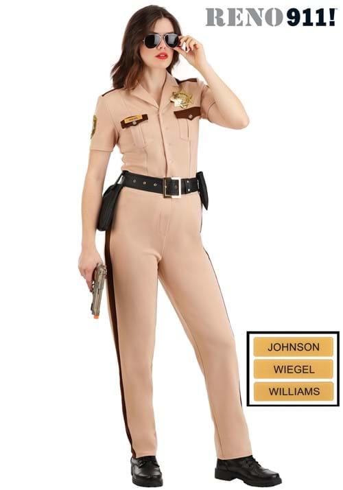 Reno 911 副保安官 コスプレ コスチューム レディース ハロウィン 仮装 警察官 ポリス 衣装 女性 大人用 イベント パーティー 制服 コスチューム|ラストホビー