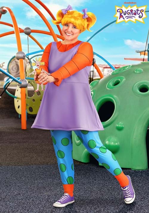 アンジェリカ コスプレ コスチューム レディース ハロウィン 仮装 ラグラッツ 幼児 キャラクター 衣装 プラスサイズ イベント パーティー アニメ コスチューム|ラストホビー