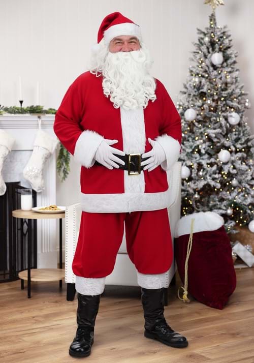 サンタクロース コスプレ コスチューム メンズ ハロウィン 仮装 クリスマス フランネル 衣装 大きいサイズ 大人用 イベント パーティー 学園祭 文化祭 サンタ ハロウィン｜ラストホビー