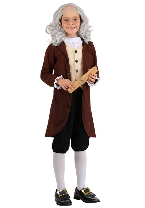 ベンジャミン・フランクリン コスプレ コスチューム キッズ ハロウィン 仮装 偉人 政治家 衣装 子供用 男の子 イベント パーティー 学園祭 文化祭 コスプレ衣装
