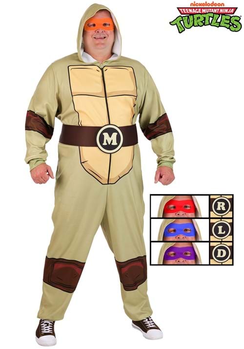 ティーンエイジ・ミュータント・ニンジャ・タートルズ コスプレ コスチューム メンズ ハロウィン 仮装 亀 忍者 大きいサイズ 衣装 大人用 イベント パーティー アニメ｜ラストホビー
