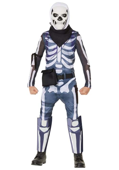 フォートナイト スカル トルーパー コスプレ コスチューム キッズ ハロウィン 仮装 ゲーム キャラクター 衣装 子供 男の子 イベント パーティー