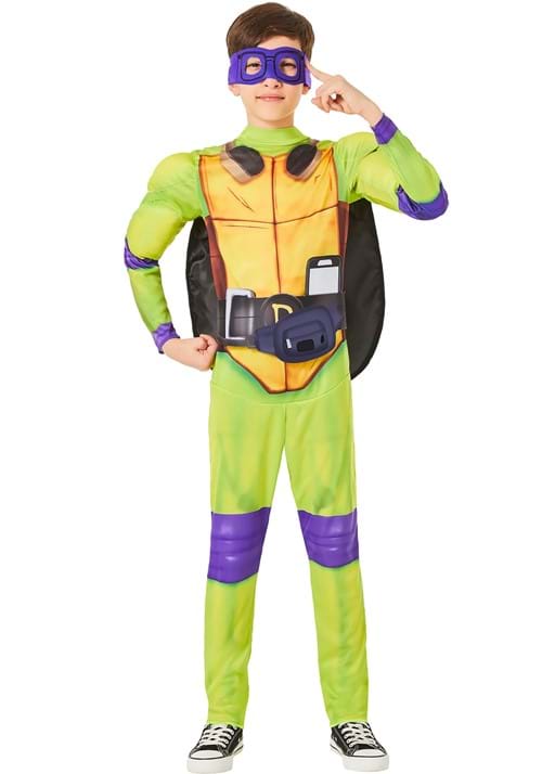 ドナテロ コスプレ コスチューム キッズ ハロウィン 仮装 忍者 タートルズ 映画版 衣装 子供用 男の子 イベント パーティー 文化祭 学園祭 コスプレ衣装