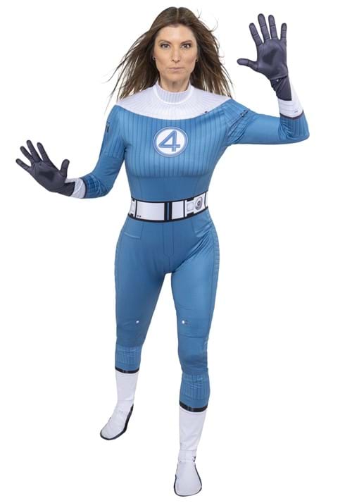 ファンタスティック・フォー インビジブル・ウーマン コスプレ コスチューム レディース ハロウィン 仮装 ゼンタイ スーツ 衣装 アメコミ ヒーロー イベント パーティー 学園祭 文化祭｜ラストホビー