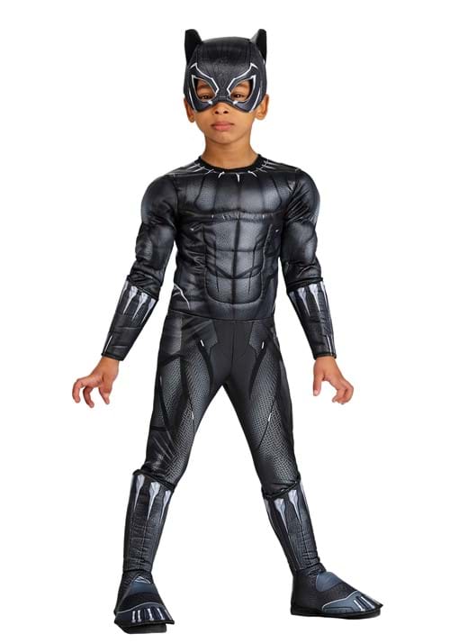 ブラックパンサー コスプレ コスチューム 幼児用 ハロウィン 仮装 アベンジャーズ ヒーロー 衣装 子供 男の子 イベント パーティー ジャンプスーツ マスク