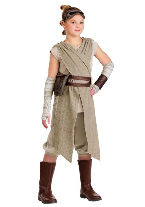レイ コスプレ コスチューム キッズ ハロウィン 仮装 スターウォーズ 女の子 勇敢なヒロイン 衣装 子供用 イベント パーティー シャツ パンツ アームスリーブ スカーフ ベルト｜ラストホビー