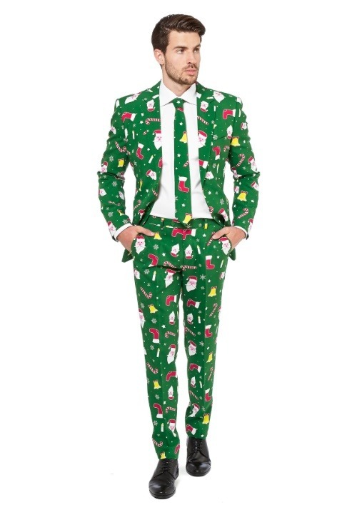 サンタボス コスプレ コスチューム メンズ ハロウィン 仮装 サンタクロース スーツ クリスマス イベント パーティー用 衣装 ジャケット パンツ ネクタイ｜ラストホビー