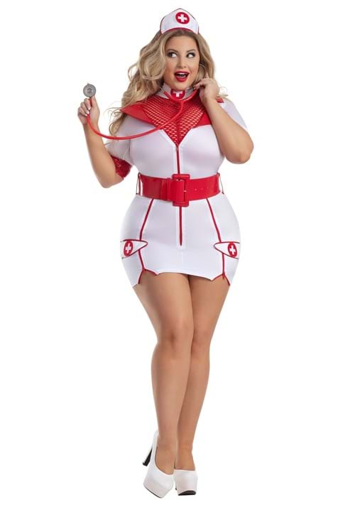 大きいサイズ セクシーナース コスプレ コスチューム レディース ハロウィン 仮装 看護婦 医者 衣装 イベント パーティー 学園祭 文化祭 コスチューム 14,896円