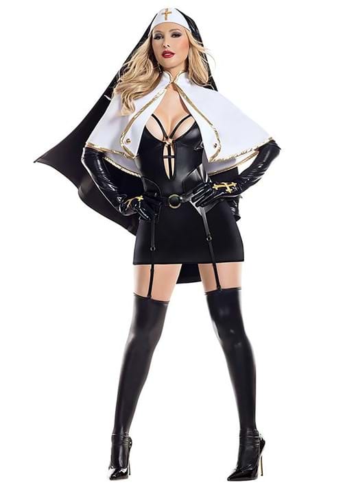 修道女 コスプレ コスチューム レディース ハロウィン 仮装 シスター 悪魔 魔女 ホラー 衣装 イベント パーティー 学園祭 文化祭 舞台衣装 ステージ衣装|ラストホビー