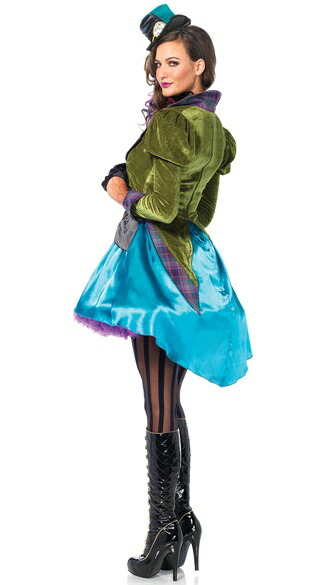 仮装コスチューム 3点セット アリスインワンダーランド Avenueレッグアベニュー セクシーマッドハッターコスチューム Avenueインポートセクシーコスチューム コスプレ 仮装 ハロウィン 女性大人用 ラストホビーleg Leg コスプレ Leg セクシーマッドハッター