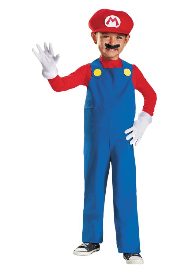 マリオ コスチューム トドラー用 幼児用 ハロウィン 衣装 仮装 コスプレ 4点セット｜ラストホビー