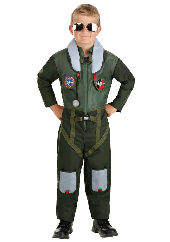 ダーリン ファイター パイロット 戦闘機 コスチューム /キッズ用 コスプレ衣装　(結婚式、仮装、ハロウィン） 子供用　男の子