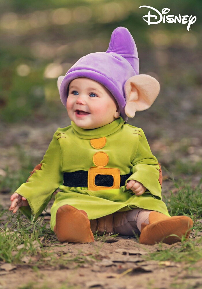 Disney ディズニー 白雪姫 7人の小人 おとぼけ コスチューム 赤ちゃん キッズ 子供用 幼児用　 ハロウィンコスプレ